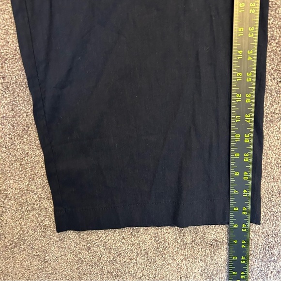 Chico's Women's Linen Wide Leg Pants Size 16 R Navy Pull On Stretch NWT $99 - Picture 10 of 16